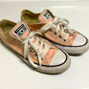 Pink Chuck Taylor All-Star Converse low-top sneakers